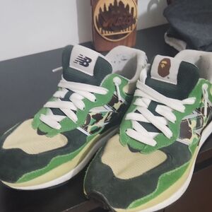 Bape X New Balance Camouflage Sneakers